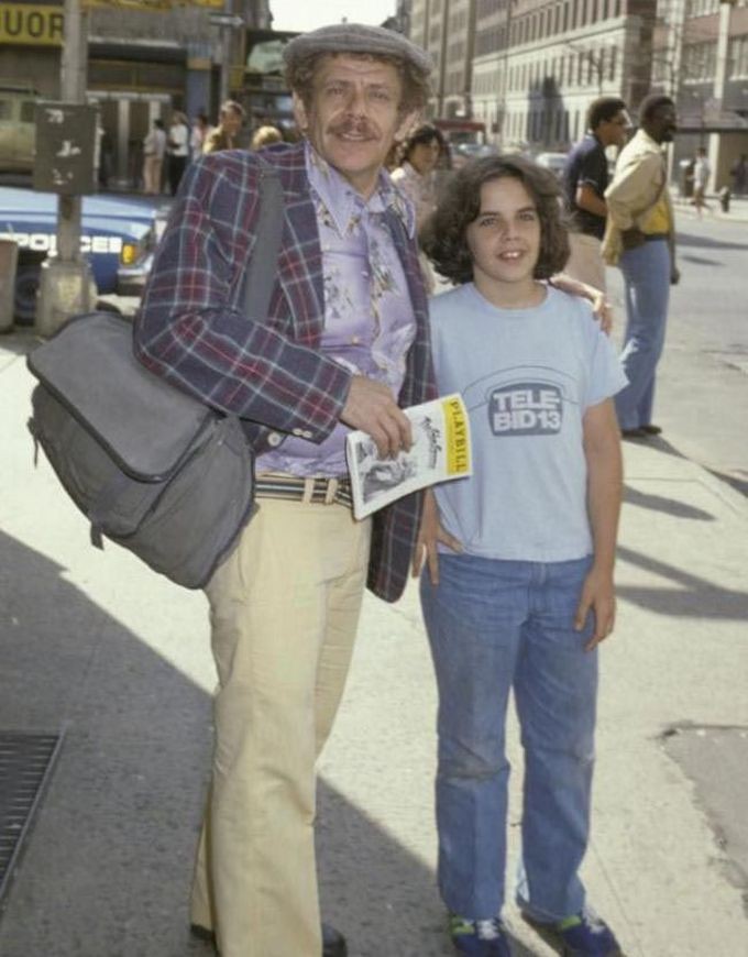 13-летний Бен Стиллер, во время поездки в Нью-Йорк со своим отцом Джерри, 1978 дети, известность, история, фото