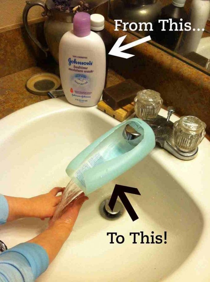 4. Используйте флакон из-под шампуня, чтобы ребенку было проще помыть ручки. дети, родители, советы