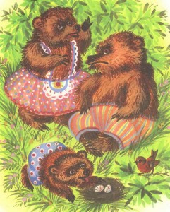 Медвежья семья картинка