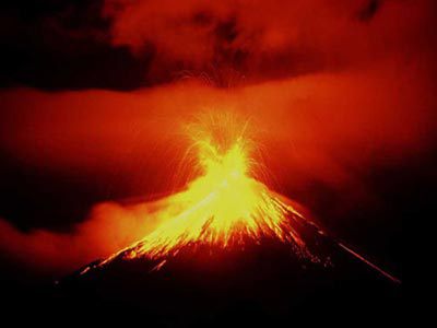 строение вулканов и типы извержений короновский 