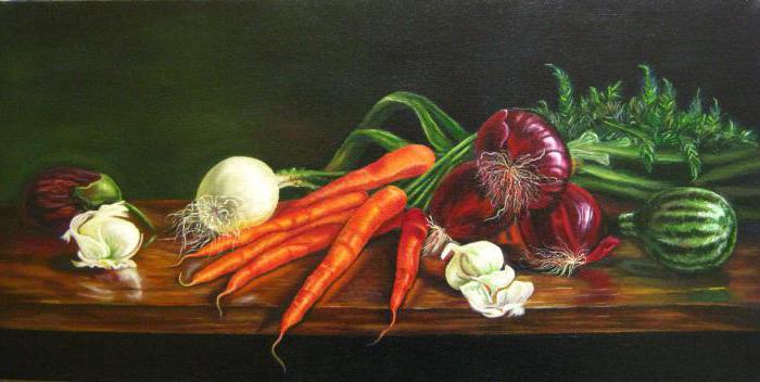 натюрморт из овощей и фруктов