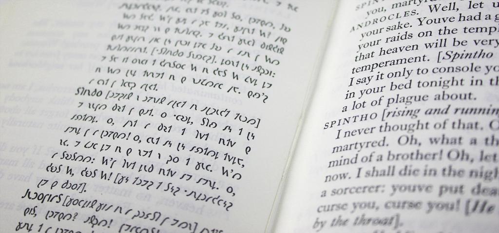 Книга-словарь с несколькими языками
