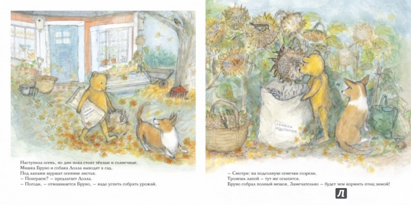 Иллюстрация 1 из 13 для Осень мишки Бруно - Гунилла Ингвес | Лабиринт - книги. Источник: Лабиринт