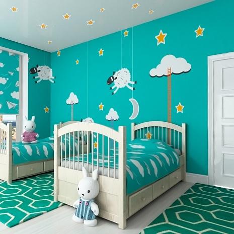 Спальная комната в детском саду обязательно должна быть не только комфортной, но невероятно красивой и сказочной