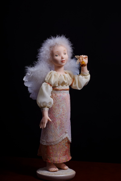 Авторская кукла Ангел с колокольчеком