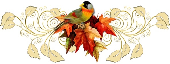 Картинка "Осенняя птичка"