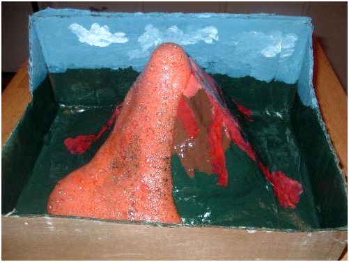 домашний вулкан