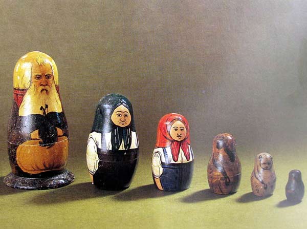 Матрешка Репка - одна из первых русских матрешек