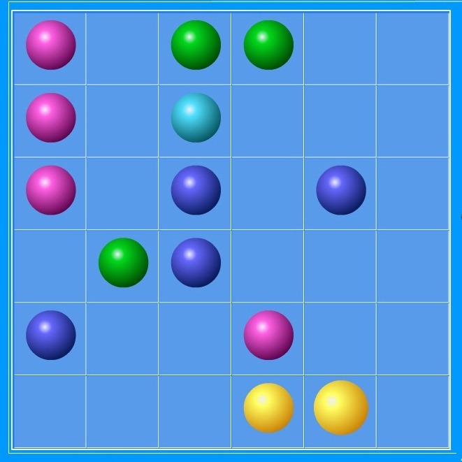 Цветные шарики играть бесплатно онлайн