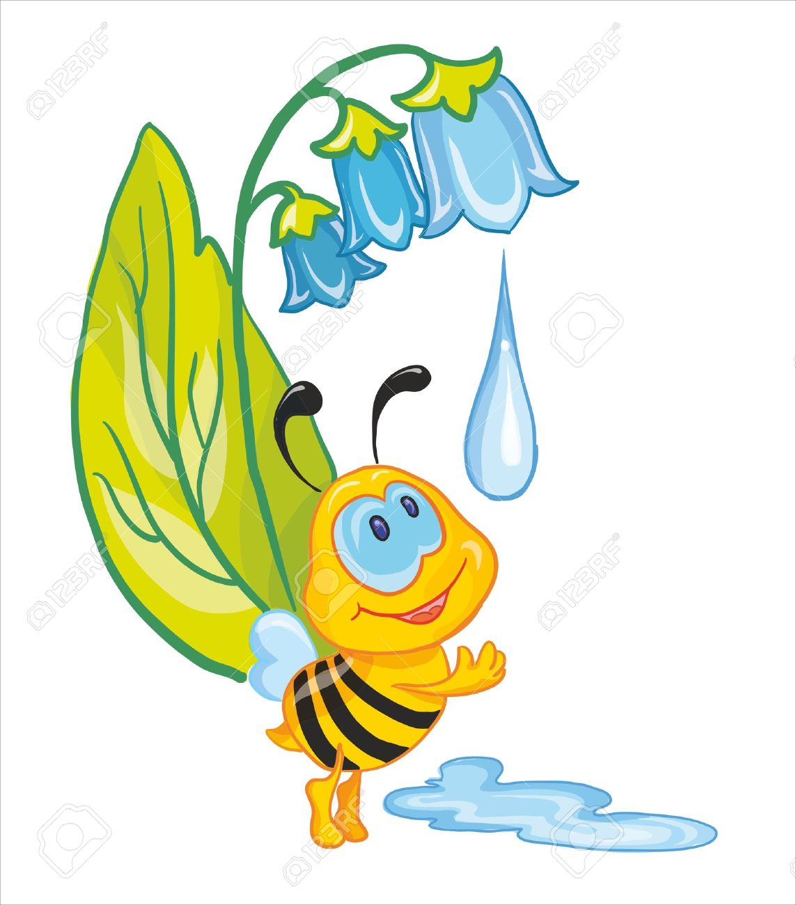Пчелки умываются для детского сада
