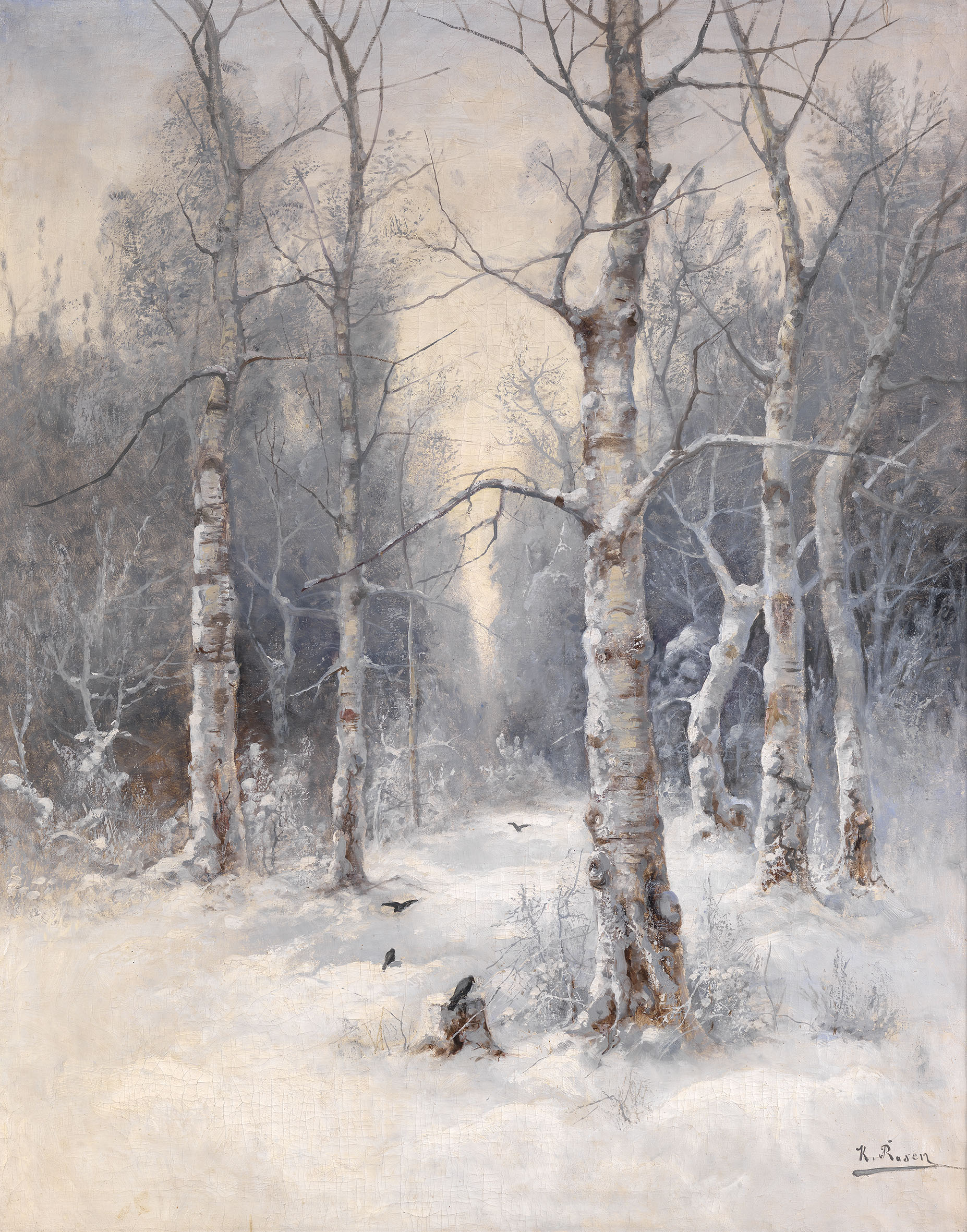 ROSEN, KARL Winter Landscape2