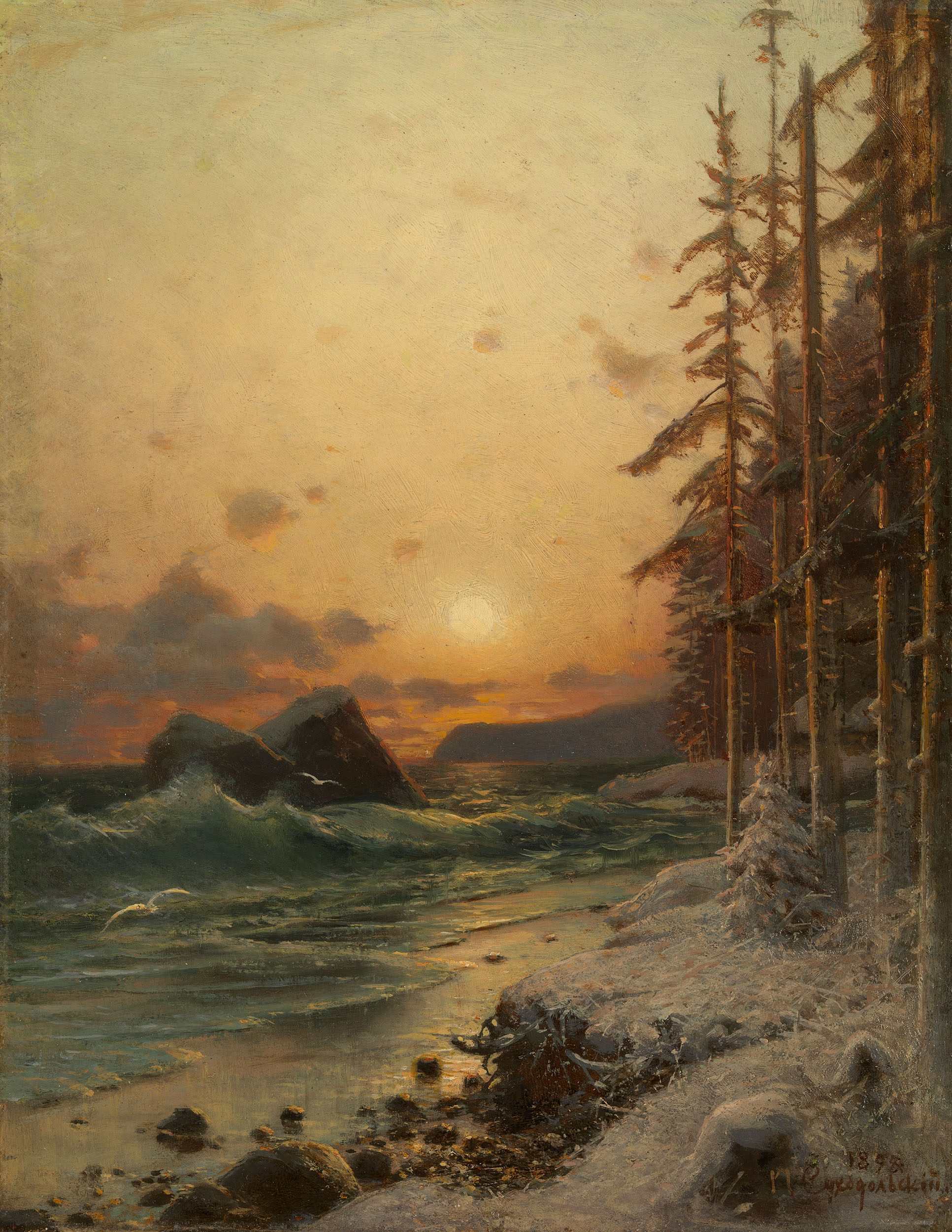 SUKHODOLSKY, PETR The Northern Coast in Winter