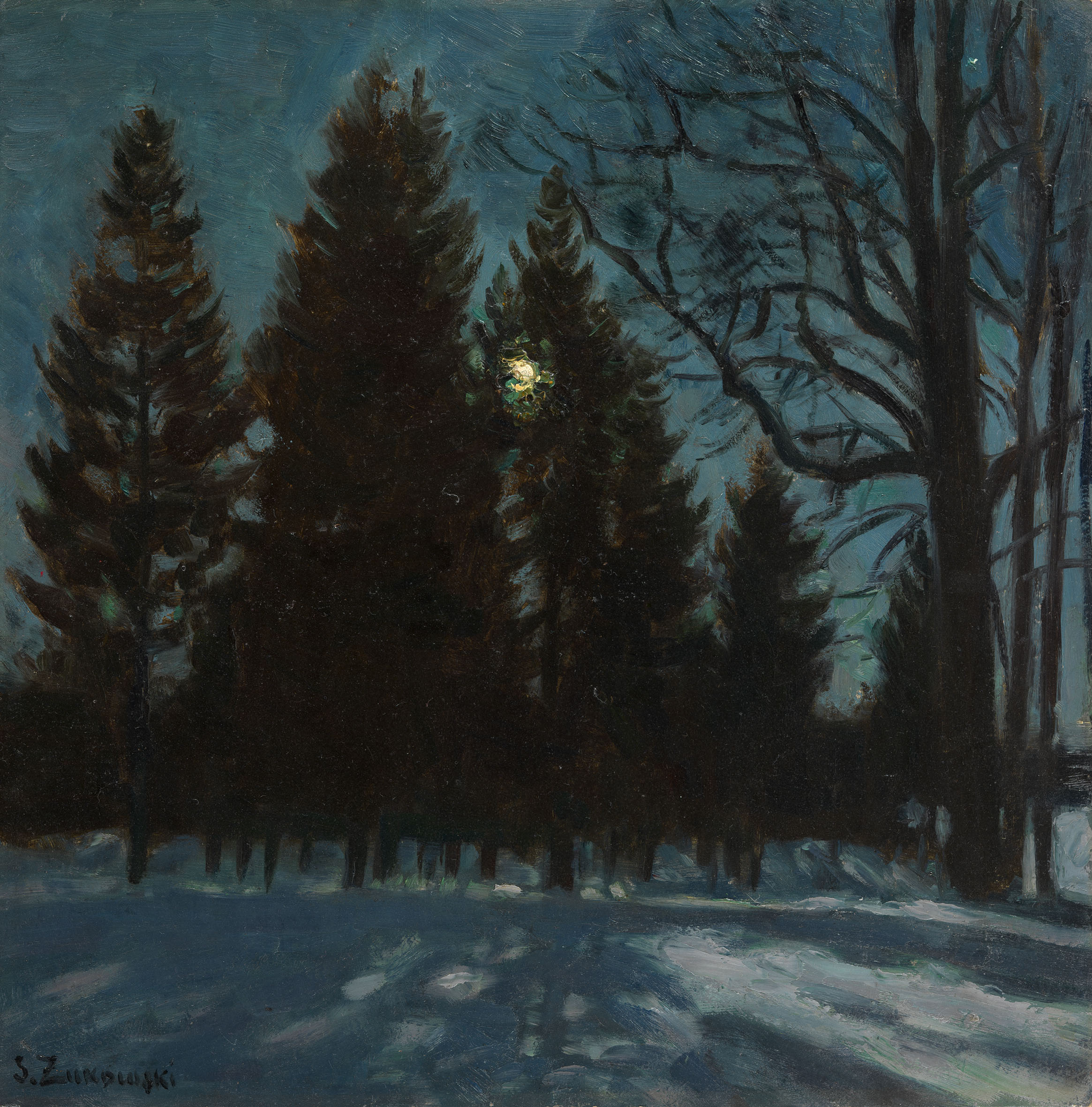 ZHUKOVSKY, STANISLAV Winter Night,