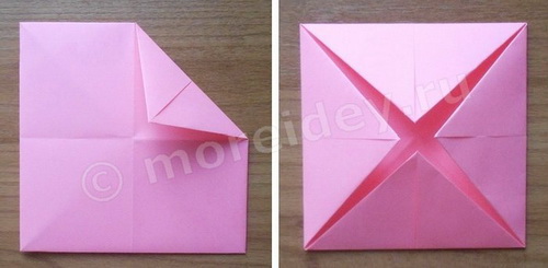как делать оригами гадалку