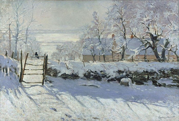 Зимние рисунки и зимние пейзажи известных художников, фото 2