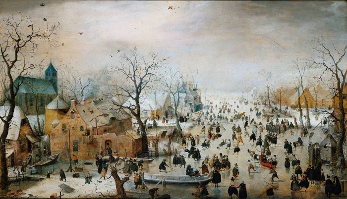 Зимние рисунки и зимние пейзажи известных художников, фото 5