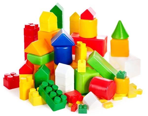 Детские игрушки с кубами — стоковое фото