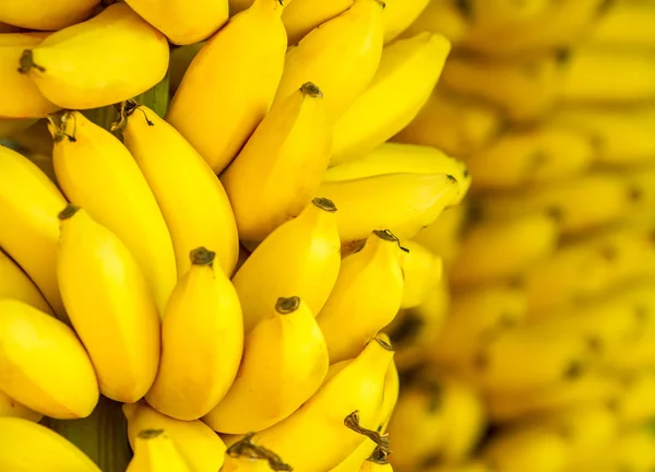 Связка зрелого бананового фона — стоковое фото