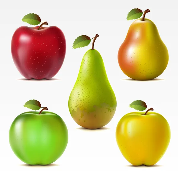 Setof фрукты — стоковый вектор