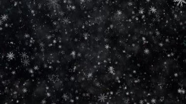 Зимний рождественский фон — стоковое видео