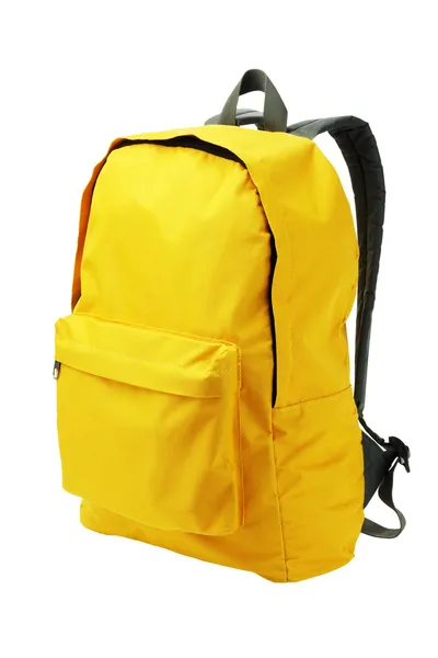 Желтый рюкзак — стоковое фото