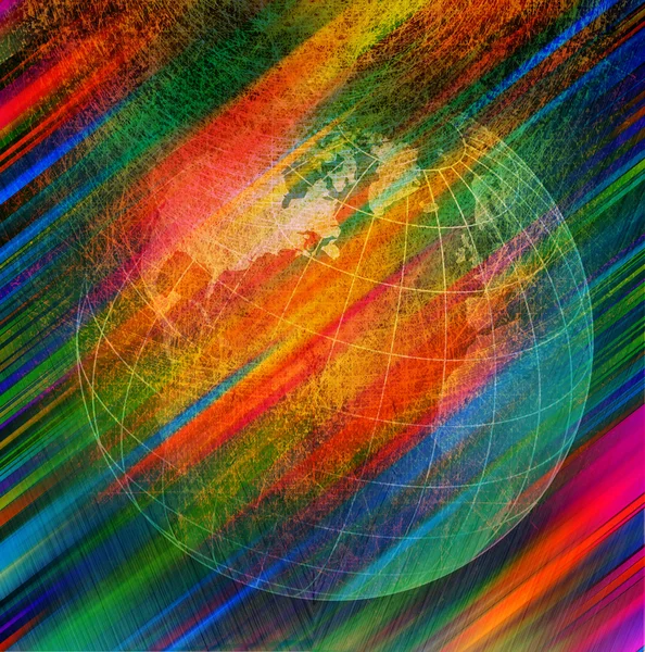 Абстрактный земной шар — стоковое фото