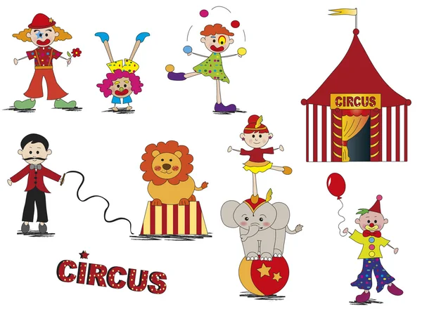 Цирк установлен — стоковое фото