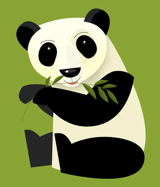 Мультипликационная панда — стоковое фото