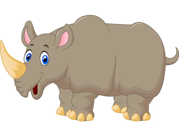 Милый носорог — стоковый вектор
