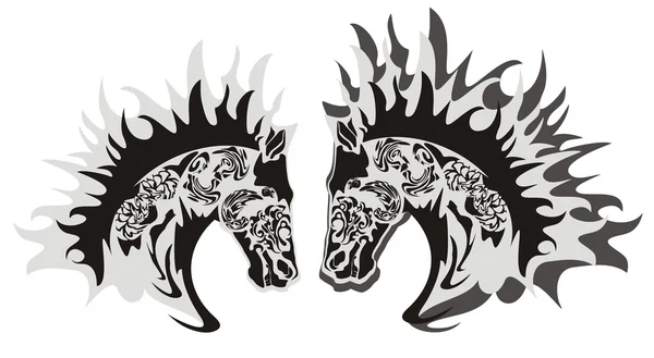 Главный символ лошади, вектор — стоковый вектор