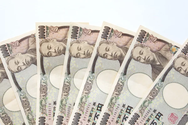 Японская иена примечания — стоковое фото