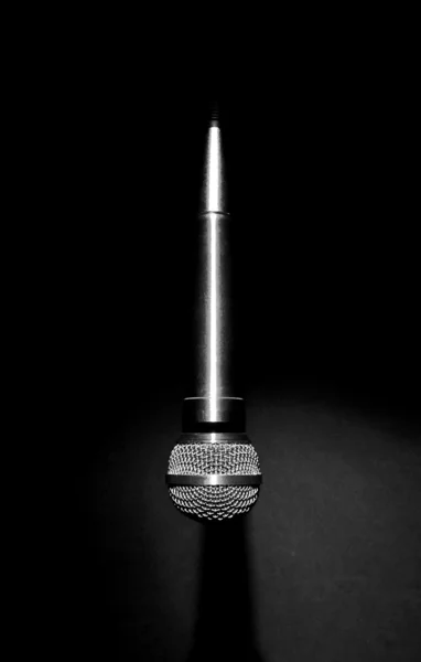 Подвесной микрофон — стоковое фото