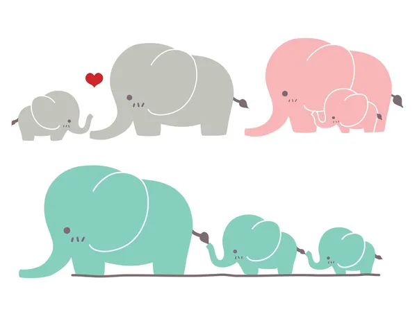 Милый слон — стоковый вектор