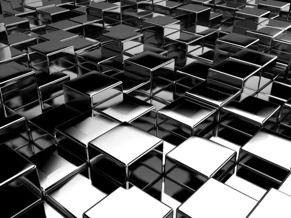 Абстрактный фон 3d кубов — стоковое фото
