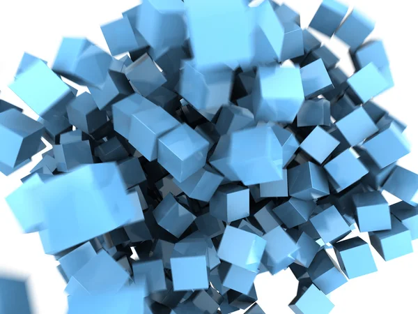 Фон абстрактный кубов — стоковое фото