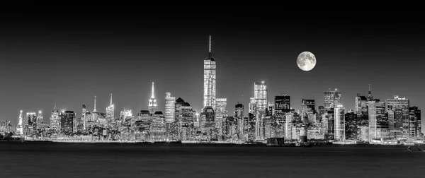 Нью-Йорк манхэттенский горизонт в центре города — стоковое фото