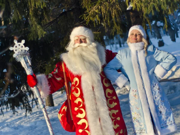 Русское Рождество Санта-Клауса — стоковое фото
