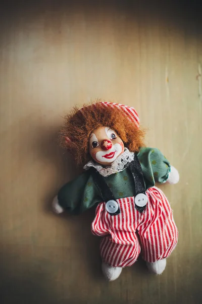 Марочное кукла клоун — стоковое фото