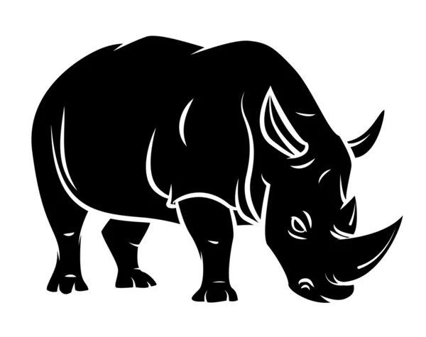 Татуировка носорога — стоковый вектор
