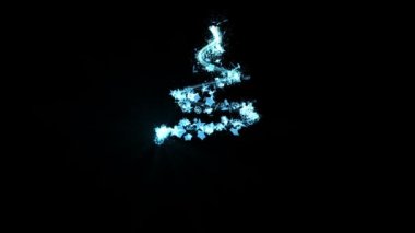 Изящная рождественская елка — стоковое видео