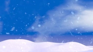 Тает Снег Трава Растет Промежуток Времени Визуализация — стоковое видео