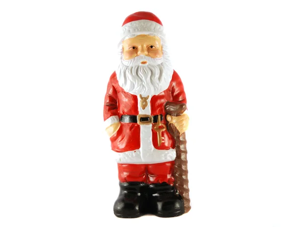 Игрушка Санта-Клаус рождественские украшения — стоковое фото