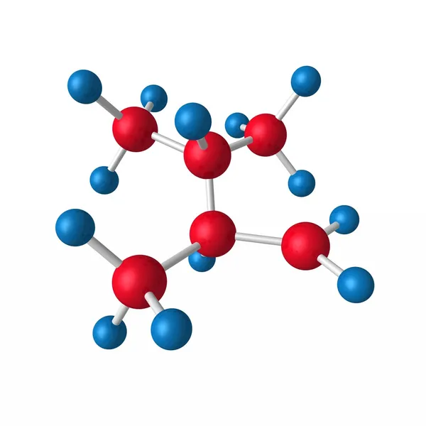 Молекулы валина — стоковое фото