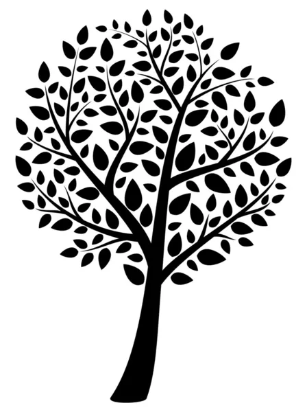 Векторный дерево — стоковый вектор