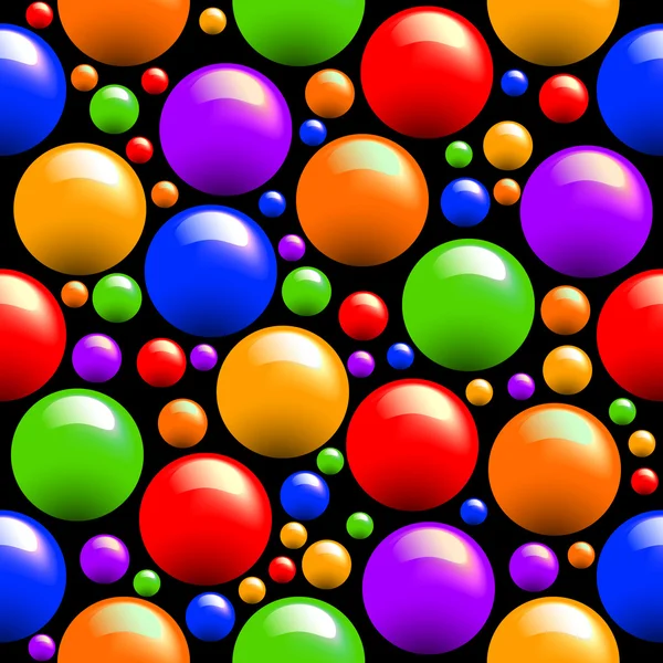 Бесшовные с цветными шариками — стоковое фото