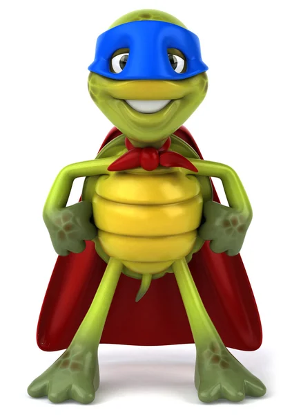 Супергерой черепахи 3-я иллюстрация — стоковое фото