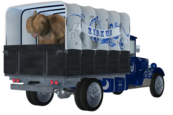 Фургон цирка — стоковое фото