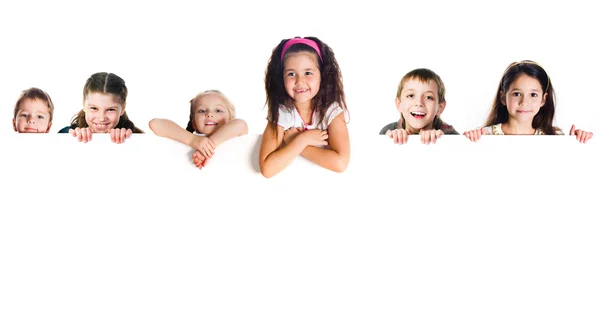 Grouop smily детей — стоковое фото