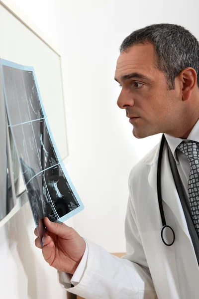 Доктор следственный рентгеновские — стоковое фото